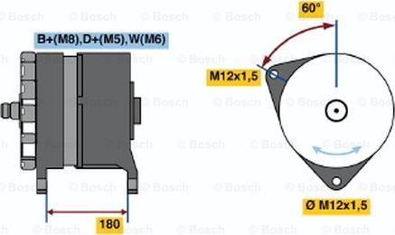 BOSCH 0 986 033 520 - Alternatore www.autoricambit.com