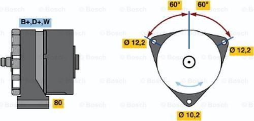 BOSCH 0 986 033 570 - Alternatore www.autoricambit.com