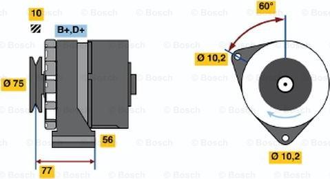 BOSCH 0 986 033 150 - Alternatore www.autoricambit.com