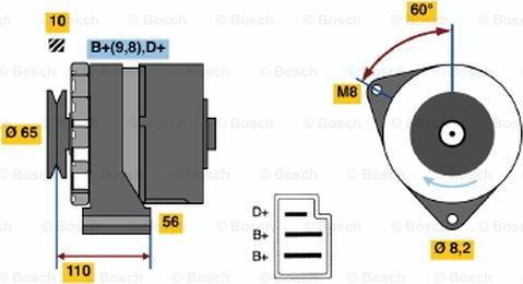 BOSCH 0 986 033 760 - Alternatore www.autoricambit.com