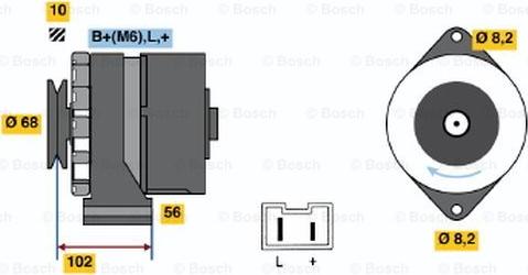 BOSCH 0 986 032 740 - Alternatore www.autoricambit.com