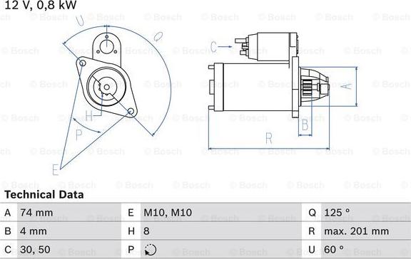 BOSCH 0 986 029 200 - Motorino d'avviamento www.autoricambit.com