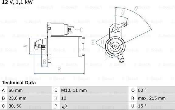 BOSCH 0 986 024 010 - Motorino d'avviamento www.autoricambit.com