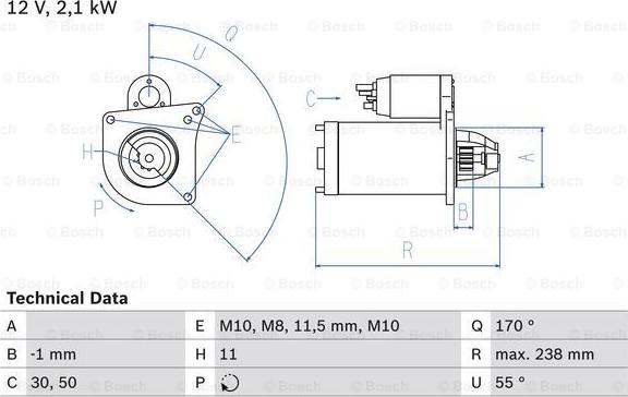 BOSCH 0 986 024 350 - Motorino d'avviamento www.autoricambit.com