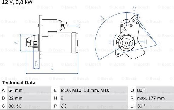 BOSCH 0 986 026 250 - Motorino d'avviamento www.autoricambit.com