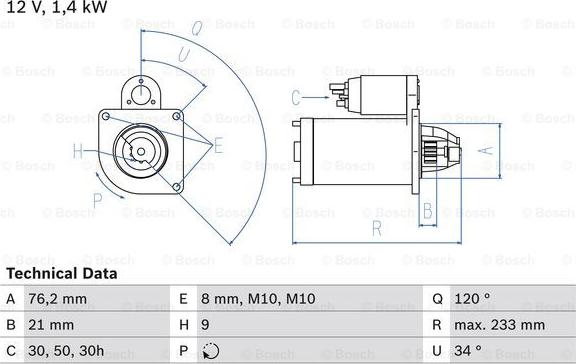 BOSCH 0 986 026 220 - Motorino d'avviamento www.autoricambit.com