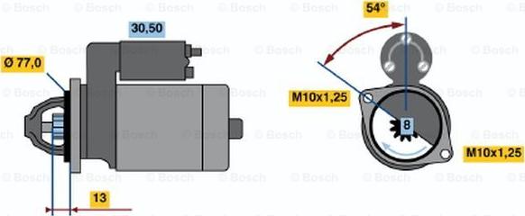 BOSCH 0 986 020 391 - Motorino d'avviamento www.autoricambit.com