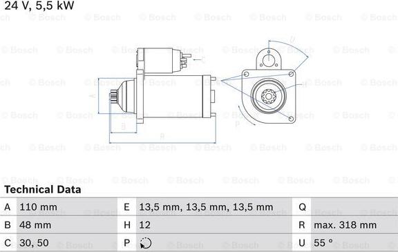 BOSCH 0 986 021 490 - Motorino d'avviamento www.autoricambit.com