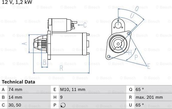 BOSCH 0 986 021 530 - Motorino d'avviamento www.autoricambit.com