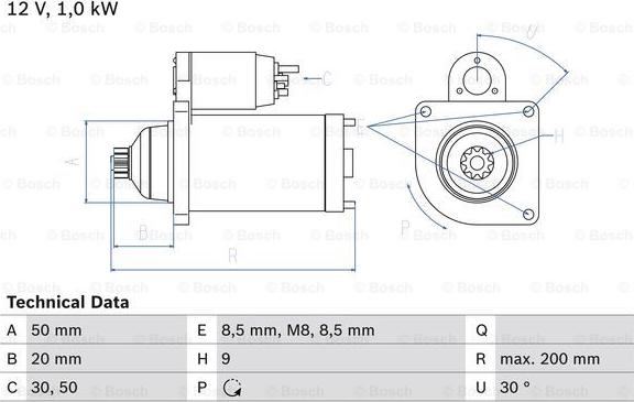 BOSCH 0 986 023 490 - Motorino d'avviamento www.autoricambit.com