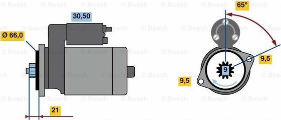 BOSCH 0 986 023 460 - Motorino d'avviamento www.autoricambit.com