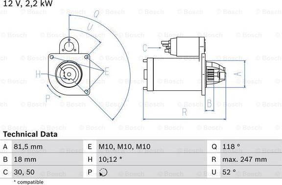 BOSCH 0 986 023 180 - Motorino d'avviamento www.autoricambit.com