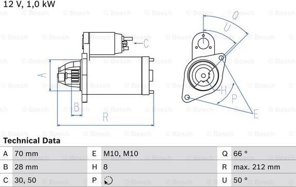 BOSCH 0 986 023 230 - Motorino d'avviamento www.autoricambit.com