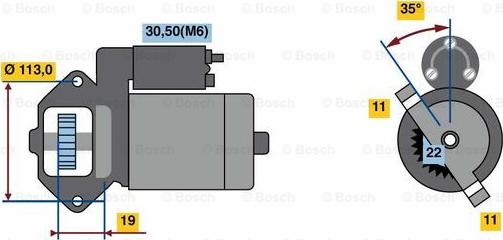 BOSCH 0 986 023 760 - Motorino d'avviamento www.autoricambit.com