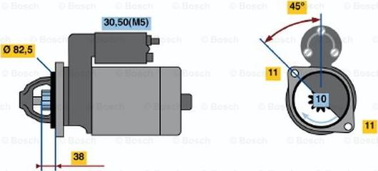 BOSCH 0 986 022 520 - Motorino d'avviamento www.autoricambit.com