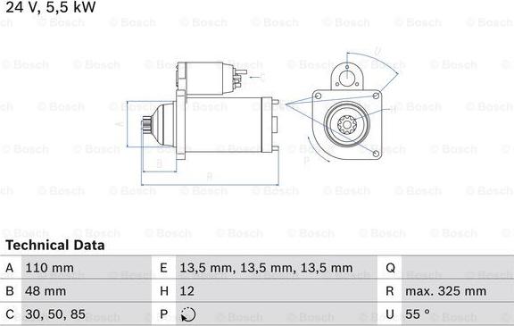 BOSCH 0 986 022 260 - Motorino d'avviamento www.autoricambit.com