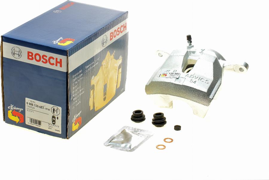 BOSCH 0 986 135 483 - Pinza freno www.autoricambit.com