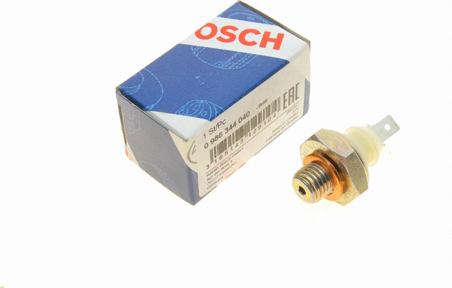 BOSCH 0 986 344 040 - Sensore, Pressione olio www.autoricambit.com