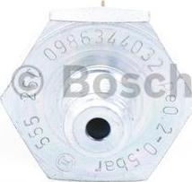 BOSCH 0 986 344 032 - Sensore, Pressione olio www.autoricambit.com