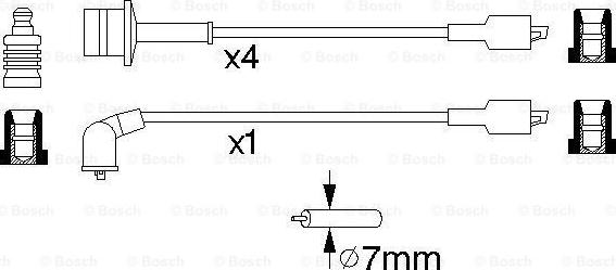 BOSCH 0 986 356 944 - Kit cavi accensione www.autoricambit.com