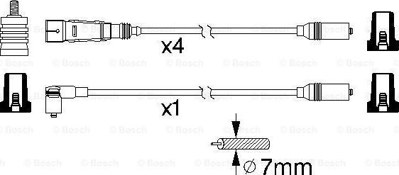 BOSCH 059998031 - Kit cavi accensione www.autoricambit.com