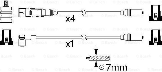 BOSCH 0 986 356 320 - Kit cavi accensione www.autoricambit.com