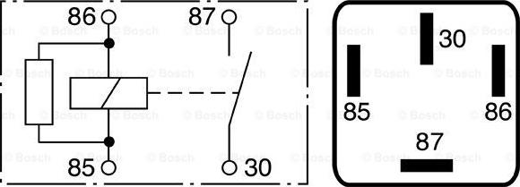 BOSCH 0 986 332 040 - Relè, Corrente di lavoro www.autoricambit.com