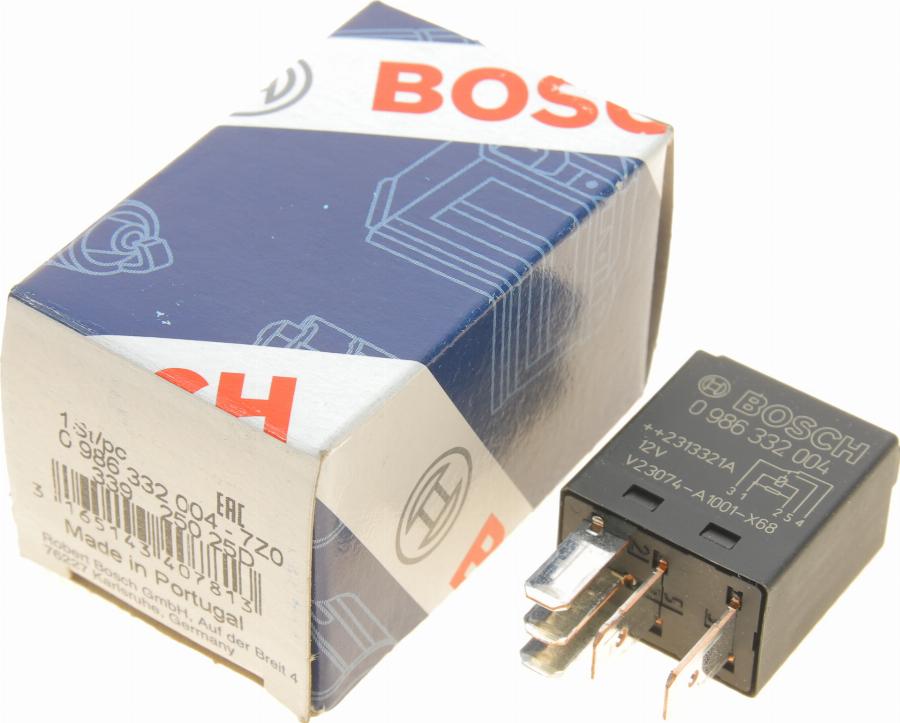 BOSCH 0 986 332 004 - Relè, Corrente di lavoro www.autoricambit.com