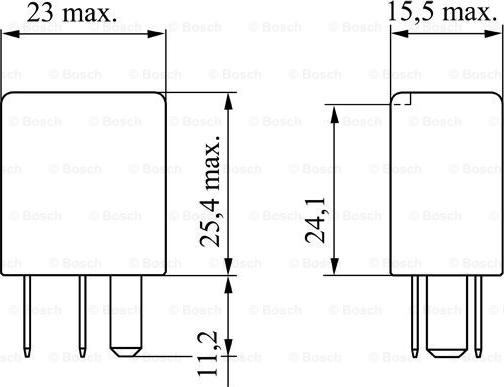 BOSCH 0 986 332 021 - Relè, Corrente di lavoro www.autoricambit.com