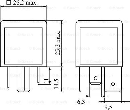 BOSCH 0 986 332 023 - Relè, Corrente di lavoro www.autoricambit.com