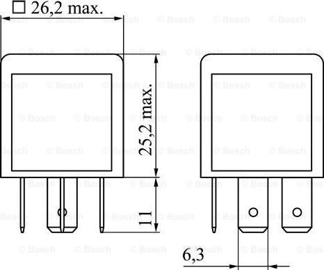 BOSCH 0 986 332 022 - Relè, Corrente di lavoro www.autoricambit.com