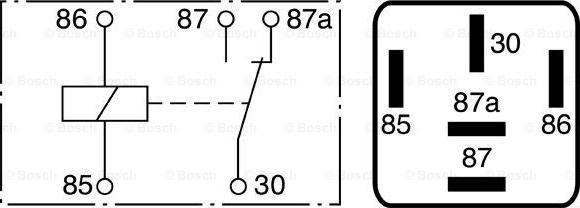 BOSCH 0 986 332 022 - Relè, Corrente di lavoro www.autoricambit.com