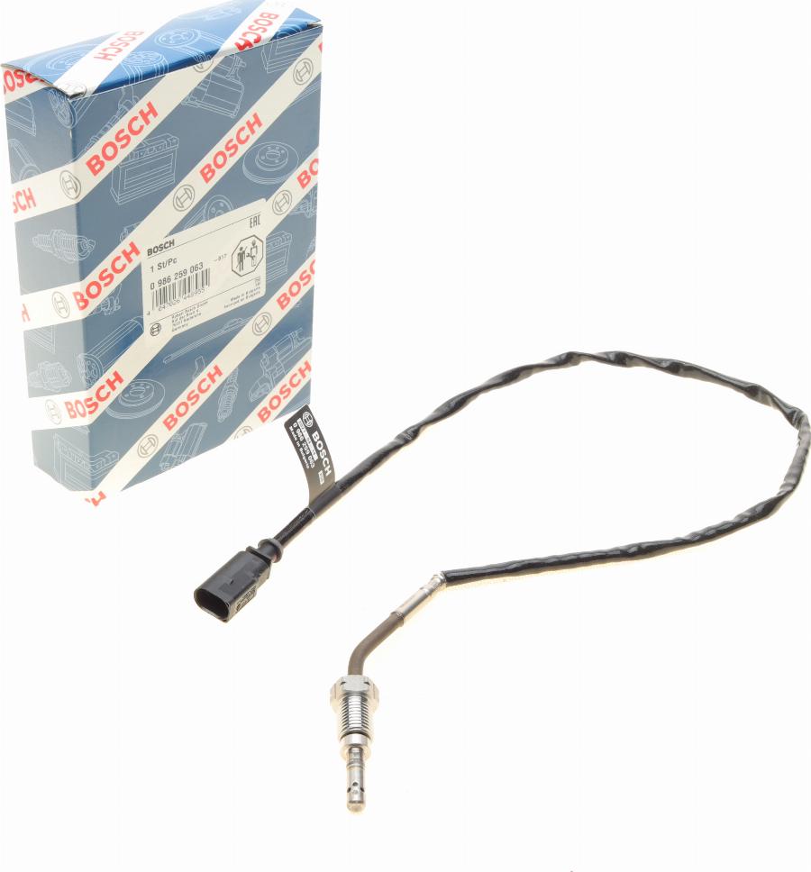 BOSCH 0 986 259 063 - Sensore, Temperatura gas scarico www.autoricambit.com