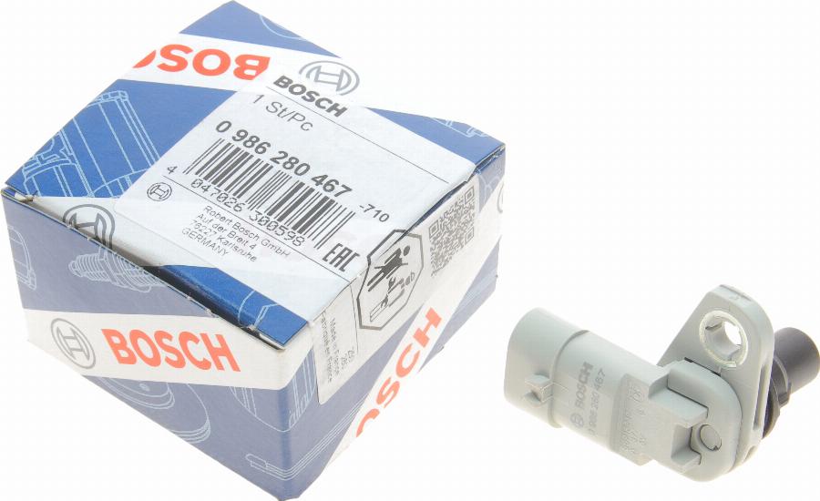 BOSCH 0 986 280 467 - Sensore, Posizione albero a camme www.autoricambit.com