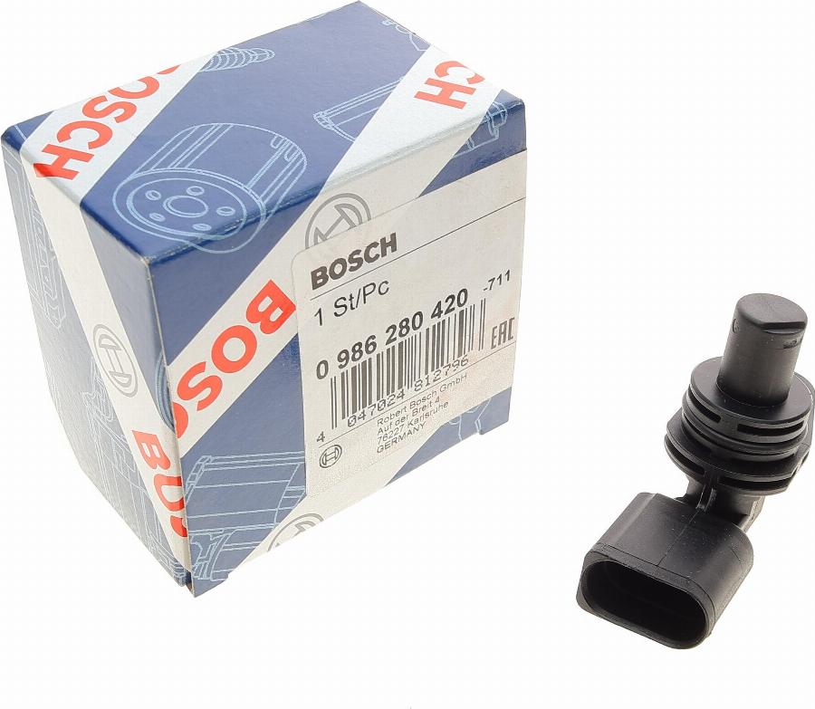 BOSCH 0 986 280 420 - Sensore, Posizione albero a camme www.autoricambit.com