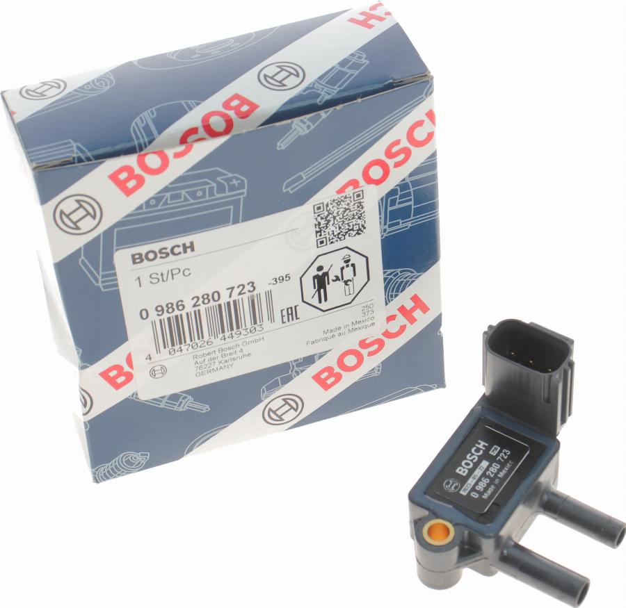 BOSCH 0 986 280 723 - Sensore, Pressione gas scarico www.autoricambit.com