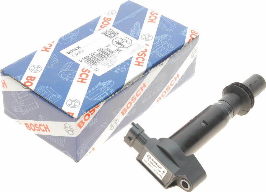 BOSCH 0 986 221 102 - Bobina d'accensione www.autoricambit.com