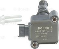 BOSCH 0 986 221 116 - Bobina d'accensione www.autoricambit.com