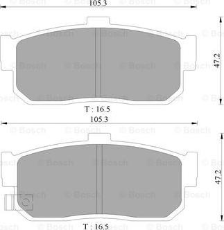 BOSCH 0 986 AB9 057 - Kit pastiglie freno, Freno a disco www.autoricambit.com