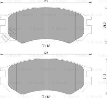 BOSCH 0 986 AB9 068 - Kit pastiglie freno, Freno a disco www.autoricambit.com