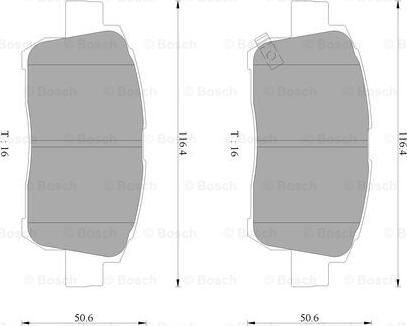 BOSCH 0 986 AB9 086 - Kit pastiglie freno, Freno a disco www.autoricambit.com