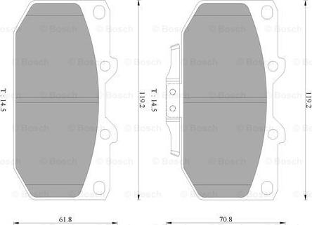 BOSCH 0 986 AB9 039 - Kit pastiglie freno, Freno a disco www.autoricambit.com