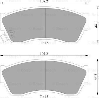 BOSCH 0 986 AB9 032 - Kit pastiglie freno, Freno a disco www.autoricambit.com