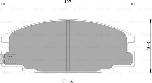 BOSCH 0 986 AB9 155 - Kit pastiglie freno, Freno a disco www.autoricambit.com