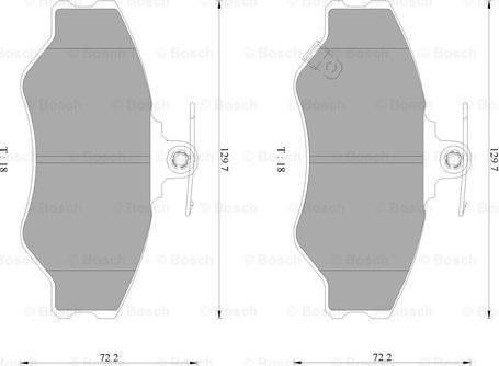 BOSCH 0 986 AB9 103 - Kit pastiglie freno, Freno a disco www.autoricambit.com