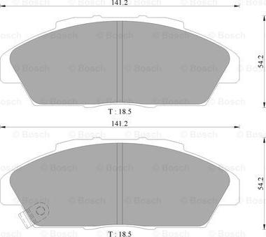 BOSCH 0 986 AB9 120 - Kit pastiglie freno, Freno a disco www.autoricambit.com