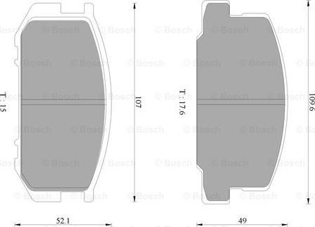 BOSCH 0 986 AB9 312 - Kit pastiglie freno, Freno a disco www.autoricambit.com