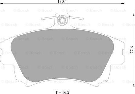 BOSCH 0 986 AB4 465 - Kit pastiglie freno, Freno a disco www.autoricambit.com