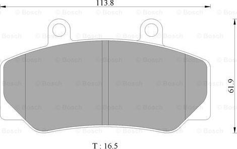 BOSCH 0 986 AB4 434 - Kit pastiglie freno, Freno a disco www.autoricambit.com