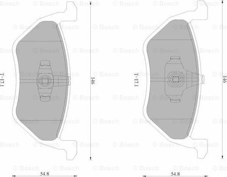 BOSCH 0 986 AB4 592 - Kit pastiglie freno, Freno a disco www.autoricambit.com